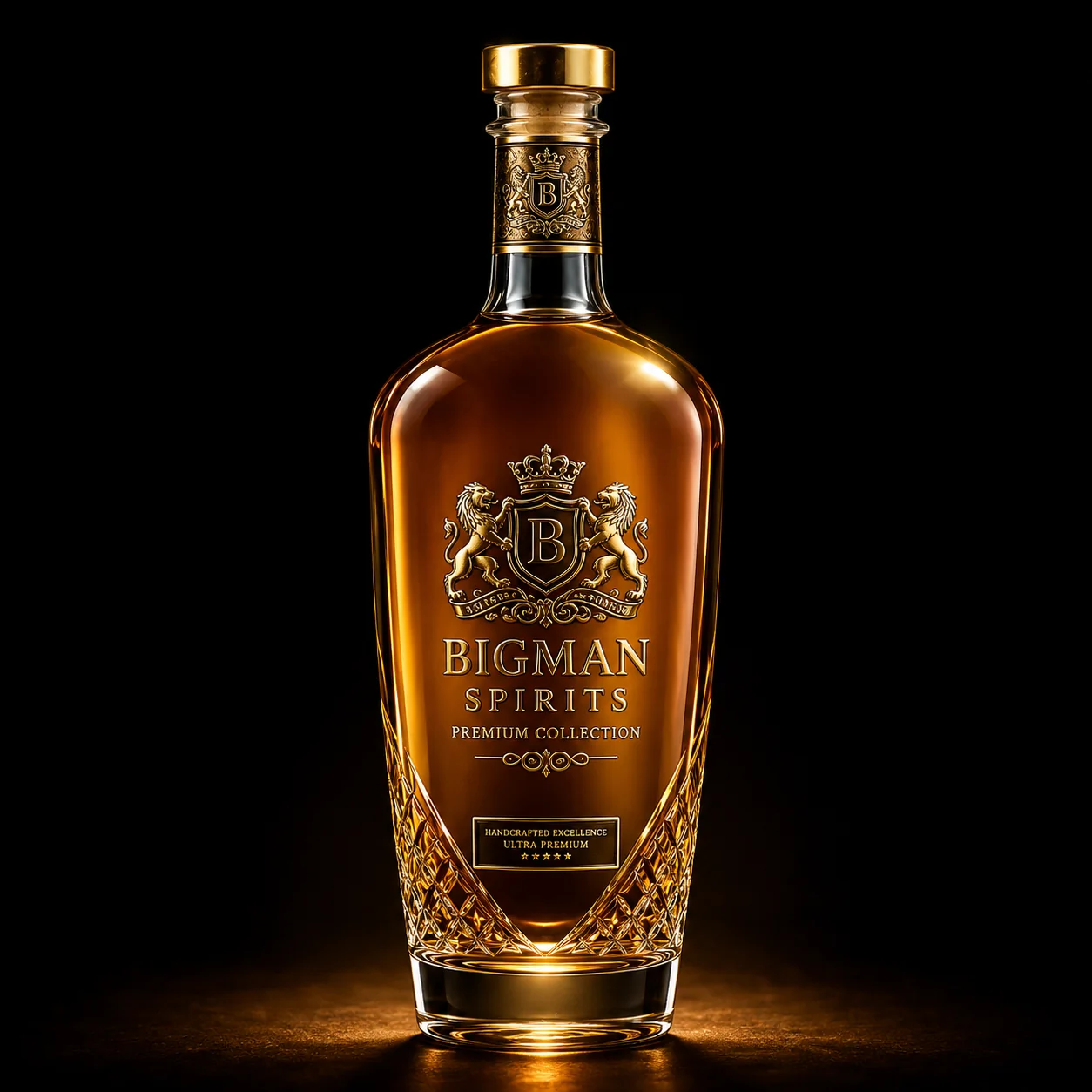 Royal Lion — chai thủy tinh cao cấp BIGMAN SPIRITS