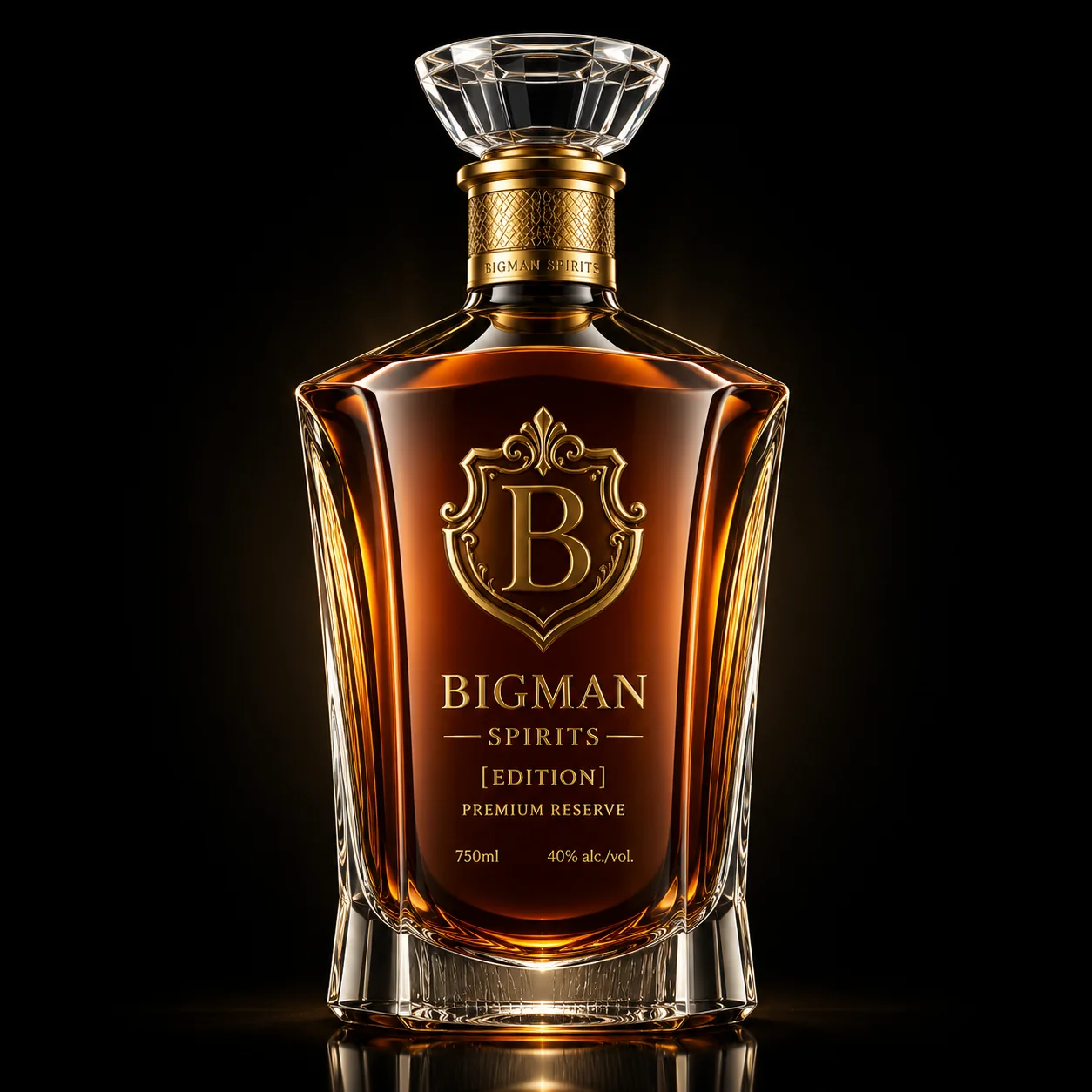 Heritage XO — chai thủy tinh cao cấp BIGMAN SPIRITS