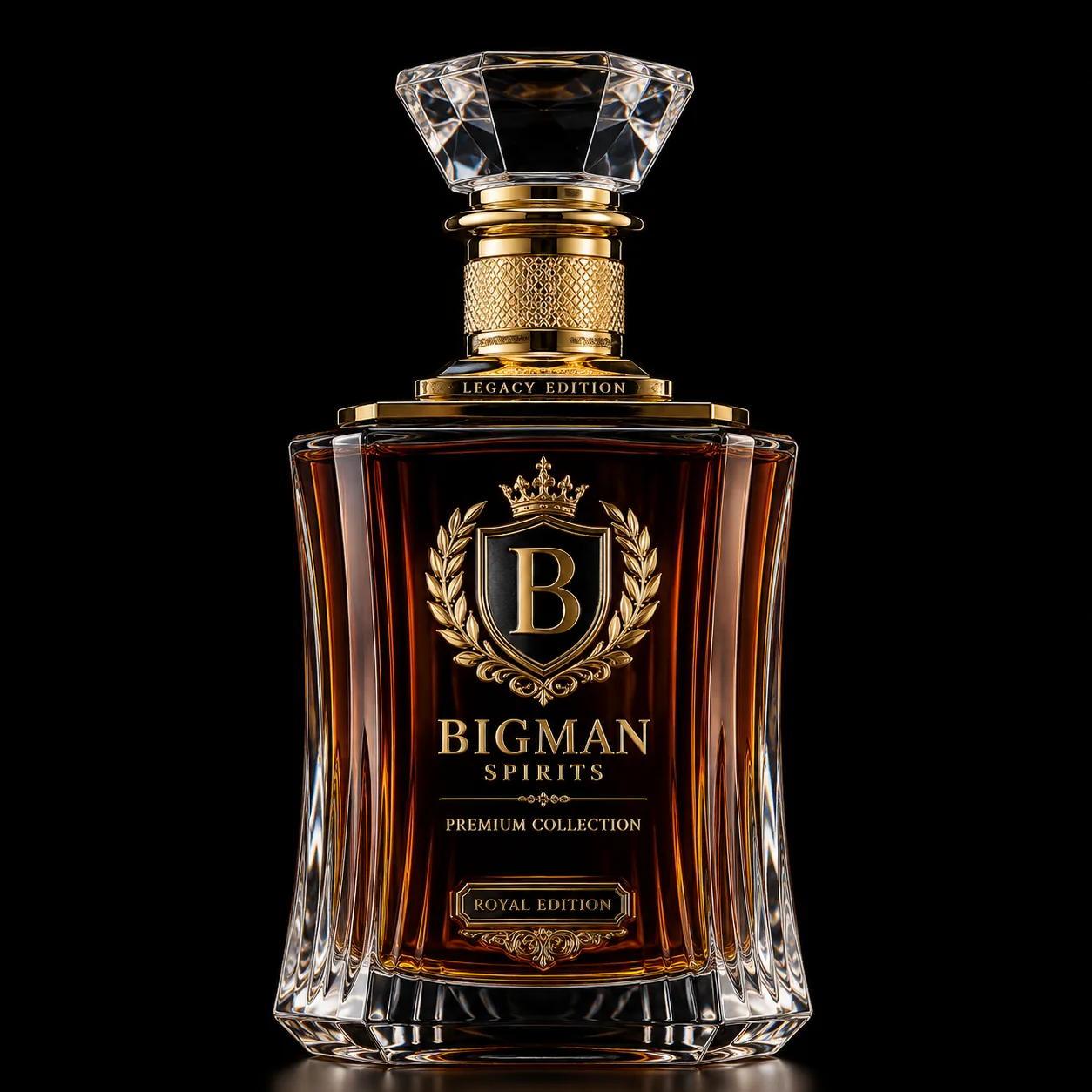 Legacy Crown — chai thủy tinh cao cấp BIGMAN SPIRITS