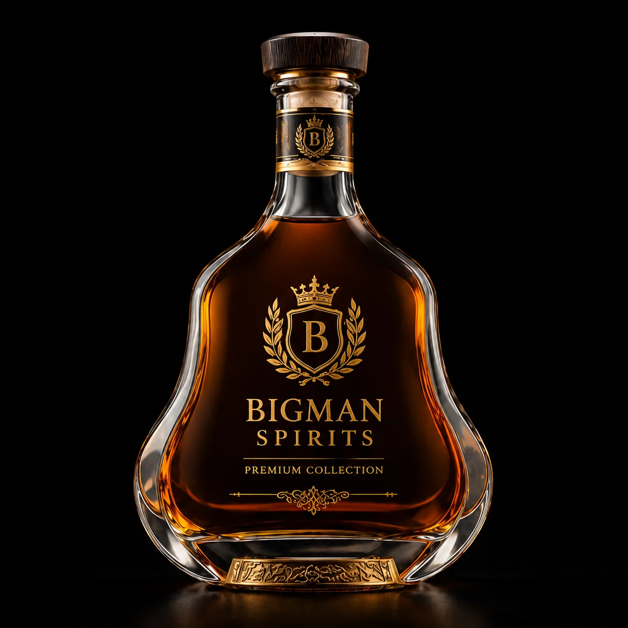 Signature Curve — chai thủy tinh cao cấp BIGMAN SPIRITS