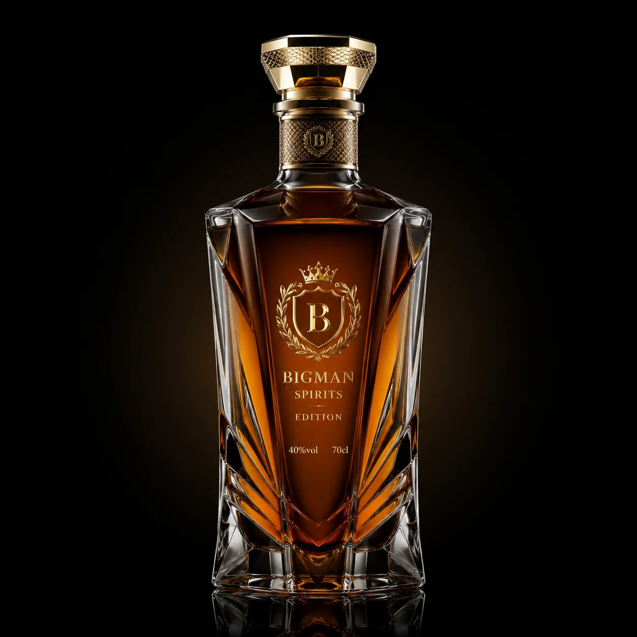 Sovereign Facet — chai thủy tinh cao cấp BIGMAN SPIRITS