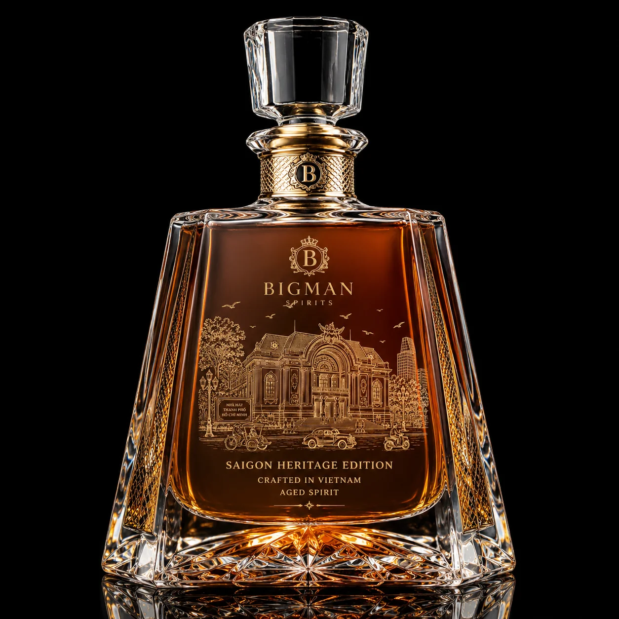Saigon Heritage — chai thủy tinh cao cấp BIGMAN SPIRITS